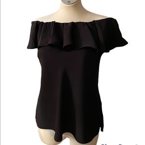 NWT Polo Ralph Lauren Black Off the Shoulder Top 12